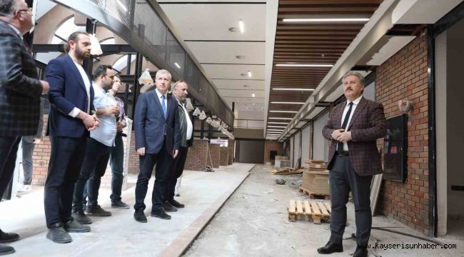 Kendine has mimarisi ile 'Çarşı Melikgazi' yakında kapılarını aralayacak