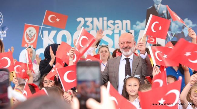 Kocasinan'da 3 gün süren çocuk şenlikleri, büyük yankı uyandırdı