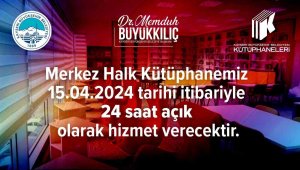 Merkez Halk Kütüphanesi 724 Kütüphane oldu