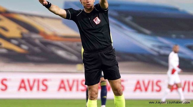 Pendikspor - Kayserispor maçını Ümit Öztürk yönetecek