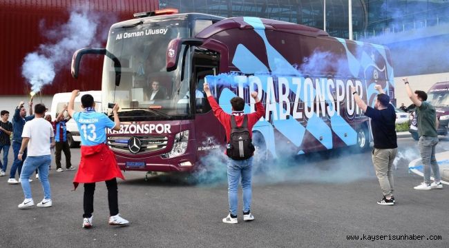 Trabzonspor, Kayseri'ye geldi