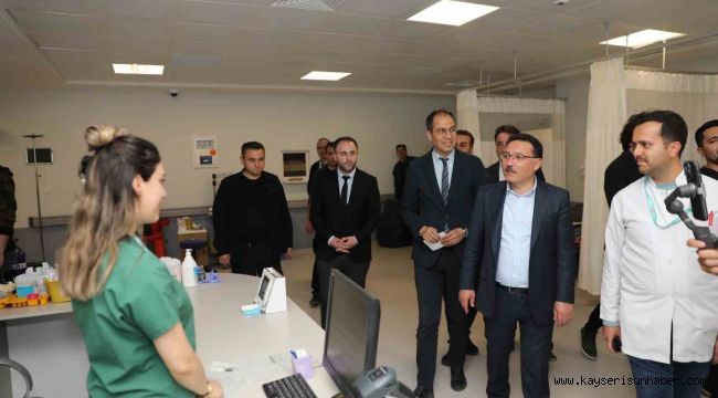 Vali Çiçek'den Develi'ye ziyaret