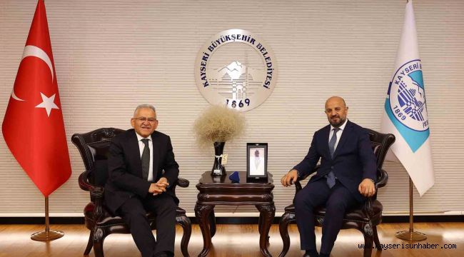 Yerel Yönetimler Başkan Yardımcısı Kirazoğlu'ndan Başkan Büyükkılıç'a ziyaret