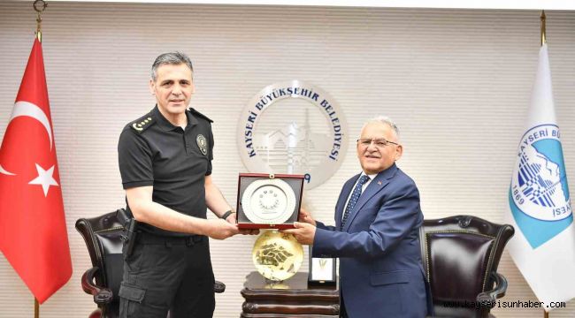 Başkan Büyükkılıç, İl Emniyet Müdürü Aydın'ı ağırladı