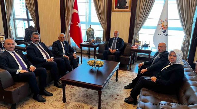 Başkan Büyükkılıç'tan AK Parti Genel Başkan Vekili Elitaş'a ziyaret