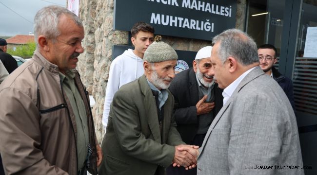 Başkan Yalçın'a Örencik'te büyük ilgi