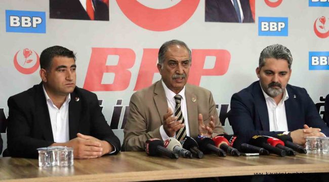 BBP'nin Pınarbaşı adayı Cumhur İttifakı lehine seçimden çekildi