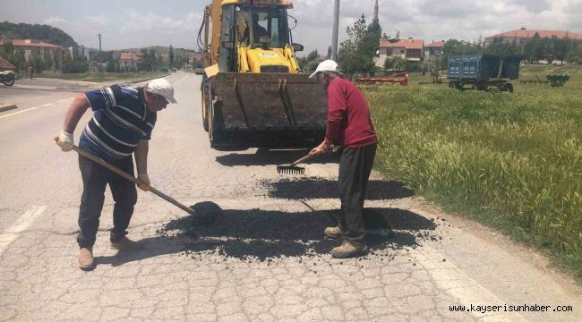 Bünyan'da tespit ve bakım onarım çalışmaları sürüyor