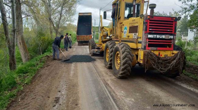 Büyükşehir 2024 yılında da Pınarbaşı'ya "kırsal" yatırımlarını sürdürüyor