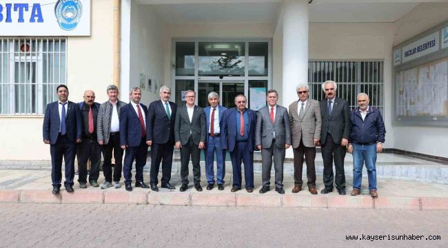 Esnaf odalarından Özdoğan'a hayırlı olsun ziyareti