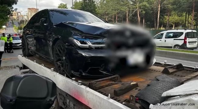 Kayseri'de 2041 yılına kadar ehliyetine el konulan sürücü durmadı