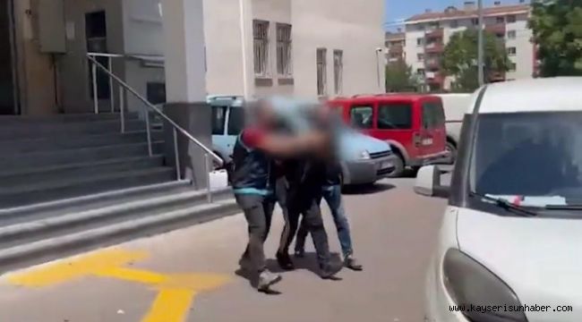Kayseri'de kesinleşmiş 14 yıl hapis cezası bulunan hırsız yakalandı