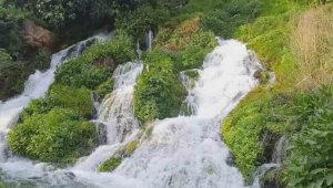 Kayseri'de turistlerin yeni gözdesi: Yeşilköy Şelalesi