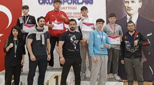 Okul sporlarında Kayseri'ye 7 madalya