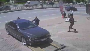 Otomobil kazara değil 'nazarla' liften kaydı