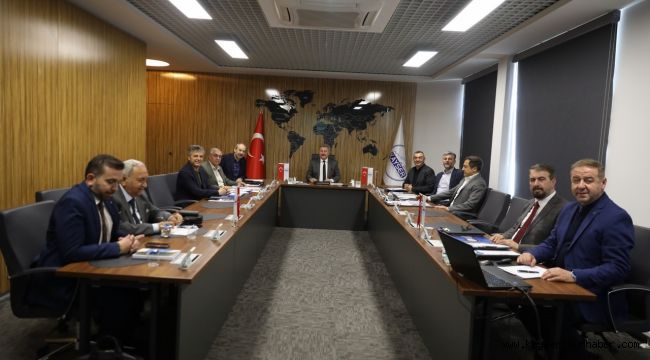 Serbest Bölge'de yeni yönetimin ilk toplantısını gerçekleştirildi