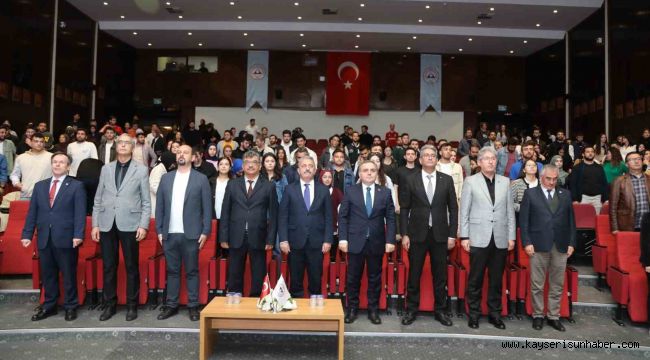 TÜRKSOY Genel Sekreter Yardımcısı Sayit Yusuf ERÜ'de konferans verdi