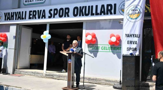 Yahyalı Erva Spor Okulları açıldı