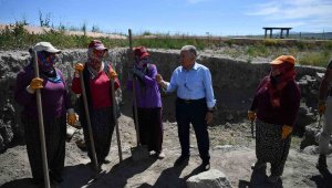 Başkan Büyükkılıç, Kültepe'de 76'ncı yıl kazı çalışma sezonunu başlattı
