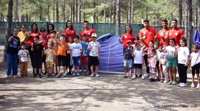 Büyükşehrin doğa kampı, çocukların vazgeçilmezi oluyor