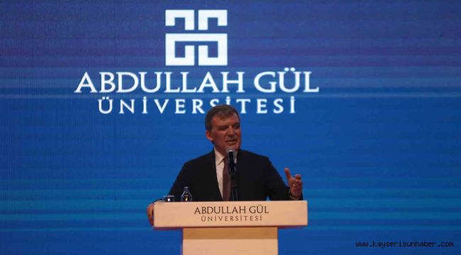 Gül: "Bugünlerde dünyanın en önemli konusu ekranlarda bazen gözyaşı, bazen büyük bir üzüntüyle izlediğimiz Filistin'deki katliamlar"
