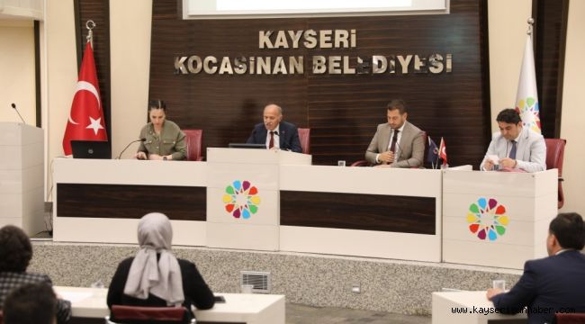Kocasinan Meclisi Temmuz ayı toplantısını gerçekleştirdi