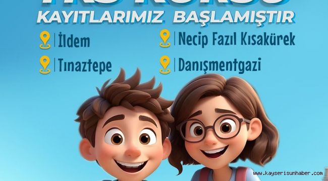 Melikgazi Belediyesi YKS Kursu kayıtları başladı