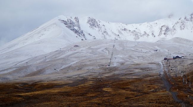 Kayseri'de sonbahar ve kış mevsimi bir arada!