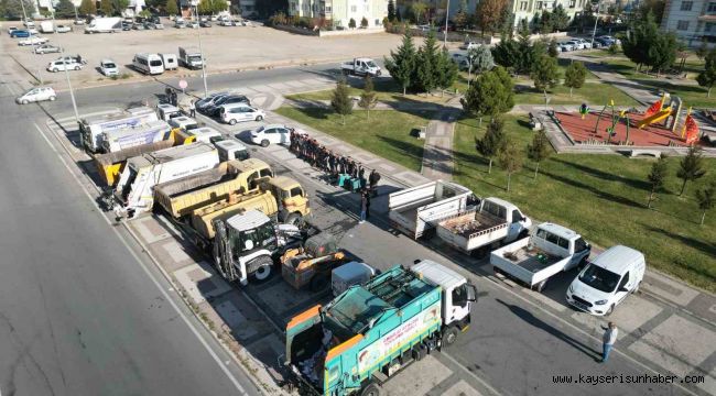 Melikgazi'de mahallelerde sonbahar temizliği başladı