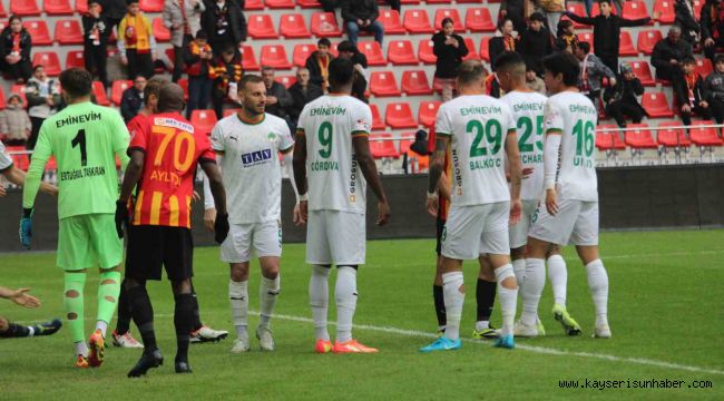 Trendyol Süper Lig: Kayserispor: 0 - Alanyaspor: 0