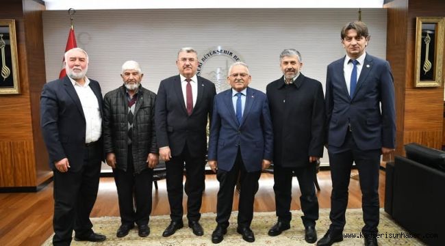 Büyükkılıç'a, Bünyan Belediye Başkanı Metin'den ziyaret