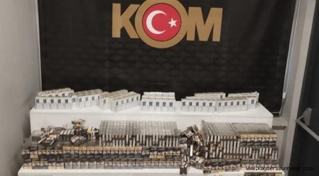 2 bin 200 paket kaçak sigara ele geçirildi