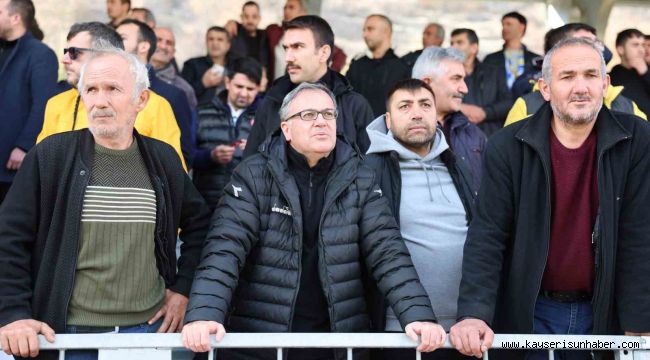 Başkan Özdoğan; Hacılar Erciyesspor'u tebrik etti