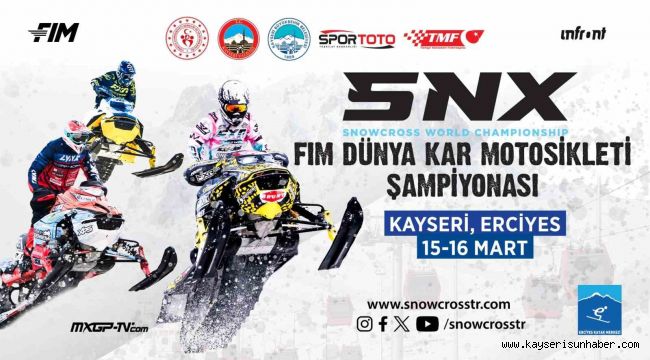 Erciyes, Dünya Kar Motosikleti Şampiyonası'na ikinci kez ev sahipliği yapacak