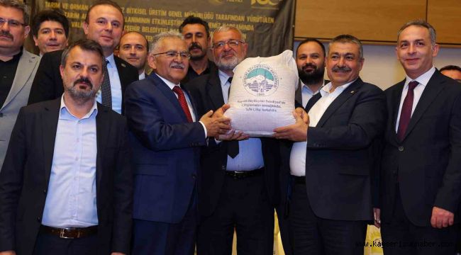 Kayseri Büyükşehir ile tarımda Türkiye'nin zirvesine yükseliyor