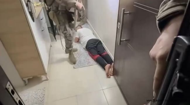 Kayseri'de 'torbacı' operasyonunda 44 gözaltı