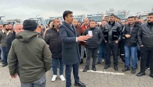 Kayseri'de belediye işçileri iş bıraktı