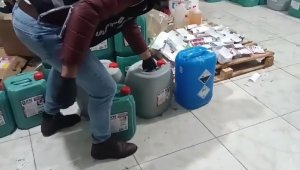 Kayseri'de tonlarca sahte parfüm ve deterjan ele geçirildi