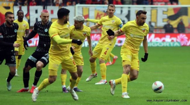 Kayserispor 25 maç sonra 3 gol attı