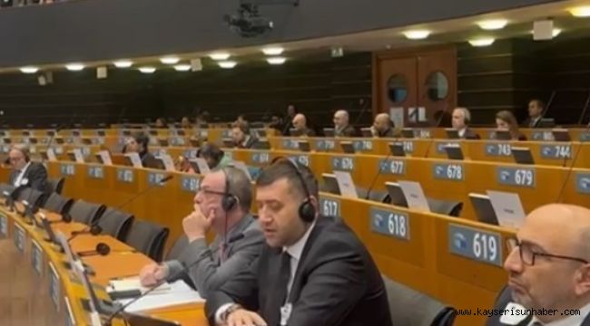 MHP'li Ersoy Avrupa Parlamentosu Genel Kurulu'nda konuştu