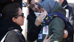 Şehit babaya gözyaşlarıyla veda