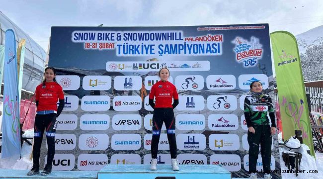 Snowbike Türkiye Şampiyonası'na Kayseri damgası