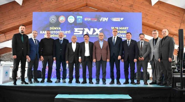 SNX Türkiye FIM Dünya Kar Motosikleti Şampiyonası Erciyes'te tanıtıldı