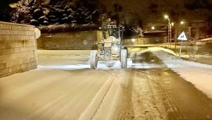 Talas'ta gece gündüz kış çalışması