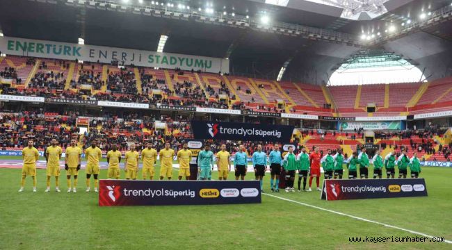 Trendyol Süper Lig: Kayserispor: 2 - Konyaspor: 1