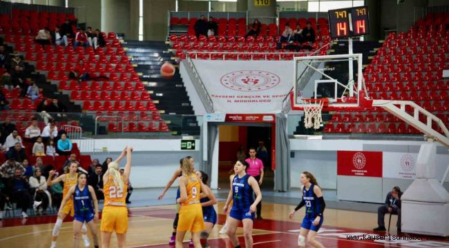 Türkiye Kadınlar Basketbol Süper Ligi: Melikgazi Kayseri Basket: 93 - Bodrum Basketbol: 43