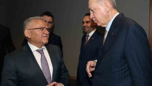 Başkan Büyükkılıç, Ankara'da Cumhurbaşkanı Erdoğan ile bir araya geldi