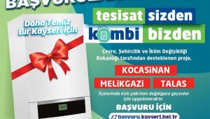 Büyükşehir'in 'tesisat sizden, kombi bizden' projesi 2025 yılı başvuruları başladı