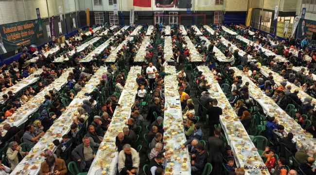 Kocasinan'ın iftarına, 2 bin 500 kişi katıldı