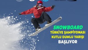 Kutlu Dumlu Snowboard Türkiye Şampiyonası Kayseri'de başlıyor